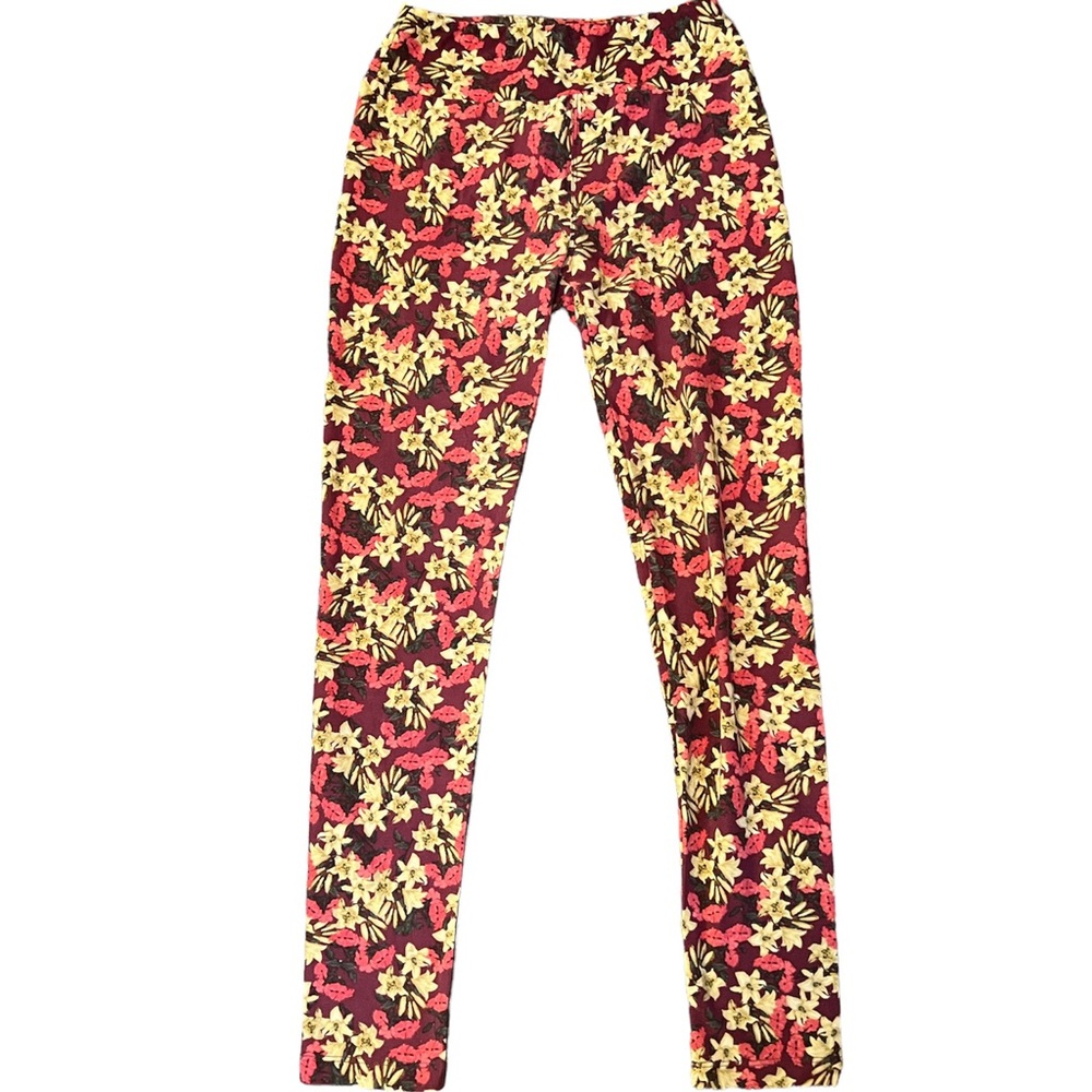 Lularoe floral one size leggings